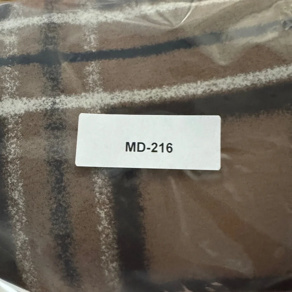 Jordan‎ Essentials Plaid Fleece Pants Brown FV7462-223 Mens Medium NEW
